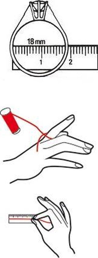 Zware zilveren geluksring met kruiskabelmotief afbeelding 3