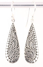 Traditionele zilveren filigrein oorbellen afbeelding 1