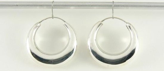 Zilveren oorringen afbeelding 1