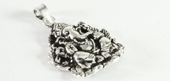 Zilveren Ganesha hanger afbeelding 2