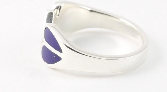 Zilveren ring met lapis lazuli afbeelding 3