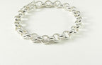 Zilveren armband met fijne jasseronschakels afbeelding 2