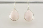 Zilveren oorbellen met roze aragoniet afbeelding 5