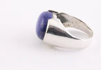 Zilveren ring met lapis lazuli afbeelding 3