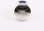 Zilveren ring met lapis lazuli afbeelding 2