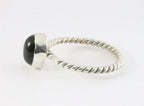Fijne zilveren ring met onyx afbeelding 2