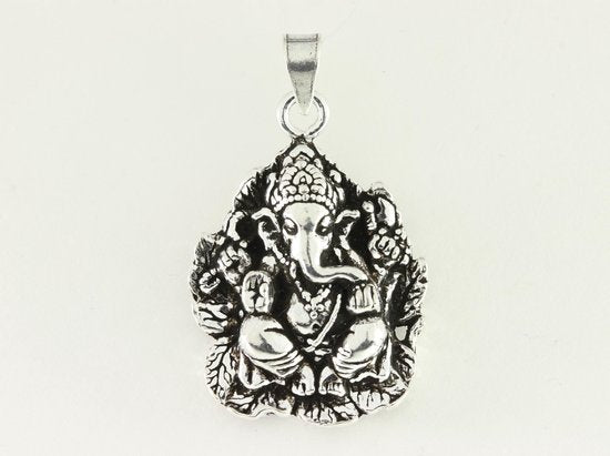 Zilveren Ganesha hanger afbeelding 4