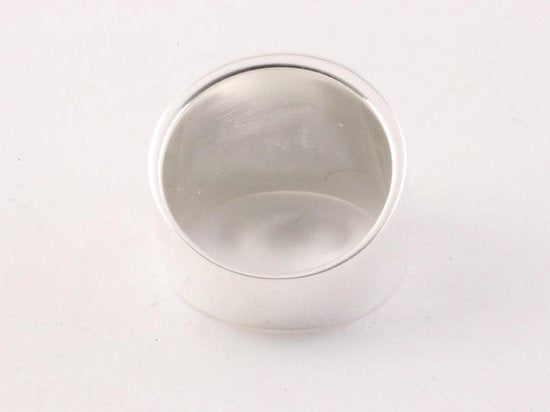 Zware zilveren ring met abalone schelp afbeelding 4