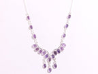 Zilveren ketting met amethist afbeelding 4