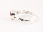 Zilveren ring met robijn afbeelding 2