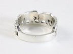 Zilveren ring met olifanten afbeelding 3