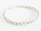 Zilveren armband met fijne jasseron schakels afbeelding 2