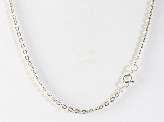 Bewerkte zilveren hanger met blauwe azuriet turkoois aan ketting afbeelding 5