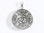 Traditionele ronde zilveren ohm hanger afbeelding 3