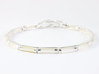 Zilveren armband met parelmoer afbeelding 1