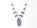Zilveren ketting met lapis lazuli afbeelding 4