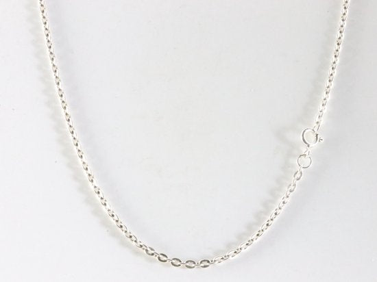Traditionele bewerkte grote zilveren kruishanger aan ketting afbeelding 5