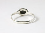 Fijne bewerkte zilveren ring met onyx afbeelding 3