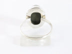 Bewerkte ovale zilveren ring met onyx afbeelding 3