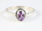 Fijne zilveren ring met amethist afbeelding 4