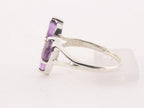 Fijne zilveren ring met amethist afbeelding 3