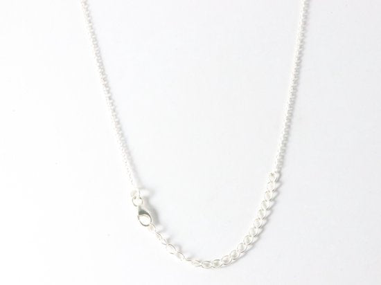 Zilveren ketting met granaat afbeelding 3