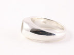Hoogglans zilveren ring met labradoriet afbeelding 2