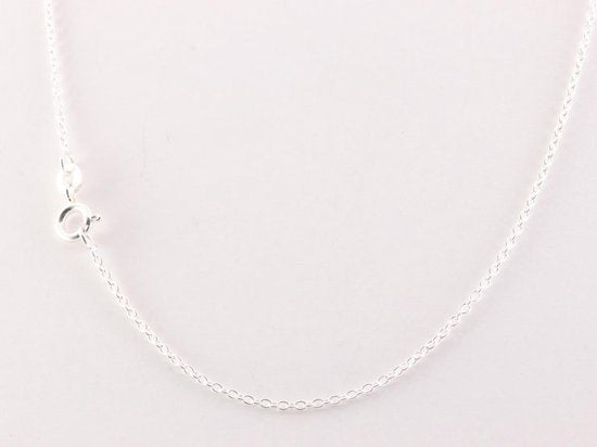 Fijne bewerkte zilveren hanger met gouden rutielkwarts aan ketting afbeelding 5