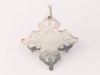 Traditionele zilveren dubbele vajra hanger met amethist afbeelding 3