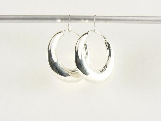 Zilveren oorringen afbeelding 2