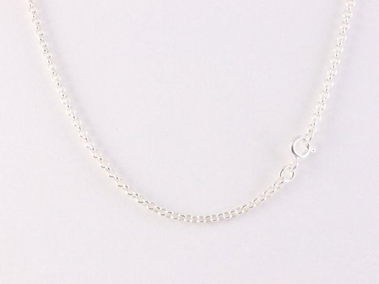 Bewerkte druppelvormige zilveren hanger met shattuckiet aan ketting afbeelding 5