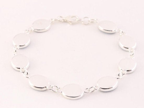 Zilveren armband met goudkleurige schelp afbeelding 3