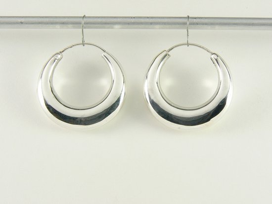 Zilveren oorringen afbeelding 4