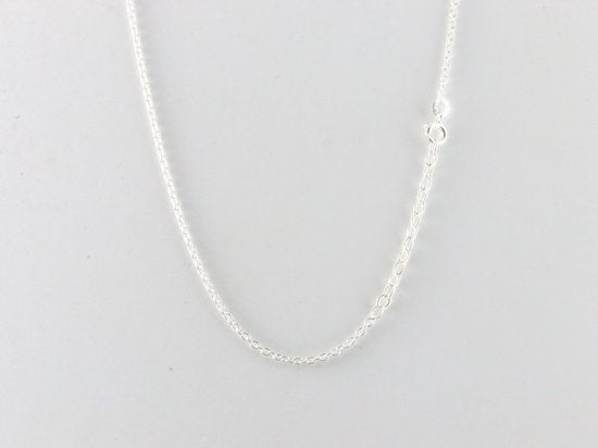 Zilveren collier met labradoriet afbeelding 5