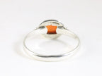 Fijne bewerkte zilveren ring met carneool afbeelding 3