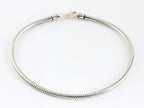 Zilveren snake armband 3 mm. afbeelding 1