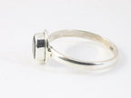 Fijne zilveren ring met rookkwarts afbeelding 2