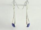 Zilveren oorbellen met lapis lazuli afbeelding 2