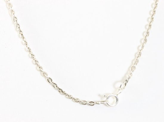 Zilveren hanger met groene koperturkoois en peridoot aan ketting afbeelding 5