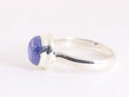 Hoogglans zilveren ring met tanzaniet afbeelding 2