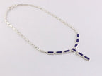 Zilveren collier met lapis lazuli afbeelding 3