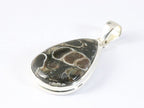 Zilveren hanger met turitella agaat aan ketting afbeelding 2
