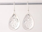 Traditionele opengewerkte zilveren oorbellen afbeelding 3