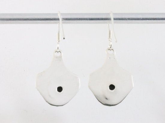 Bewerkte zilveren oorbellen met tijgeroog afbeelding 3