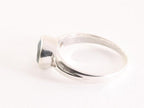 Zilveren ring met blauwe topaas afbeelding 2