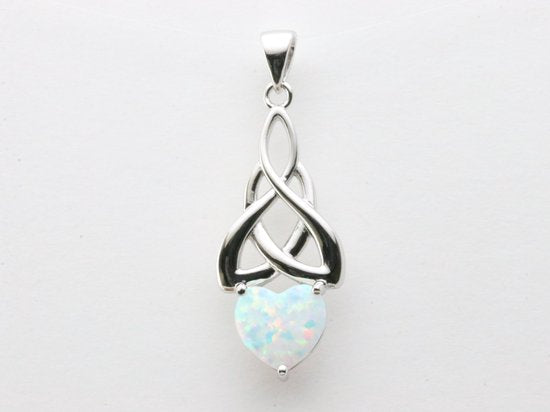 Opengewerkte zilveren hanger met welo opaal afbeelding 4