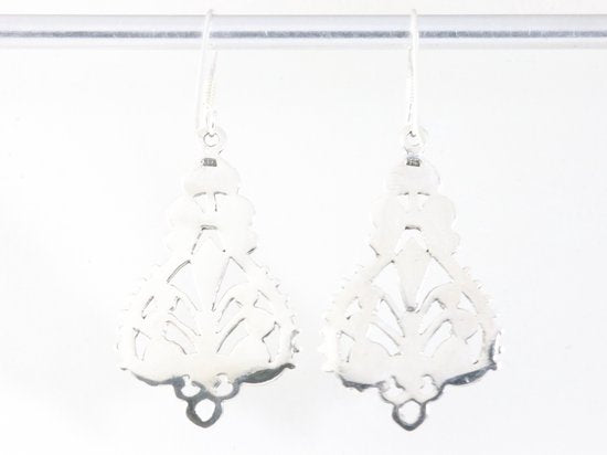 Traditionele fijn bewerkte zilveren oorbellen afbeelding 3