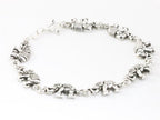Zilveren armband met olifanten afbeelding 2
