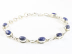 Zilveren armband met lapis lazuli afbeelding 2
