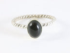 Fijne zilveren ring met onyx afbeelding 4